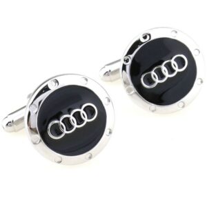 gemelos de audi en negro