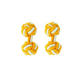 knots amarillo y blanco