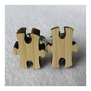 gemelos de puzzle de madera